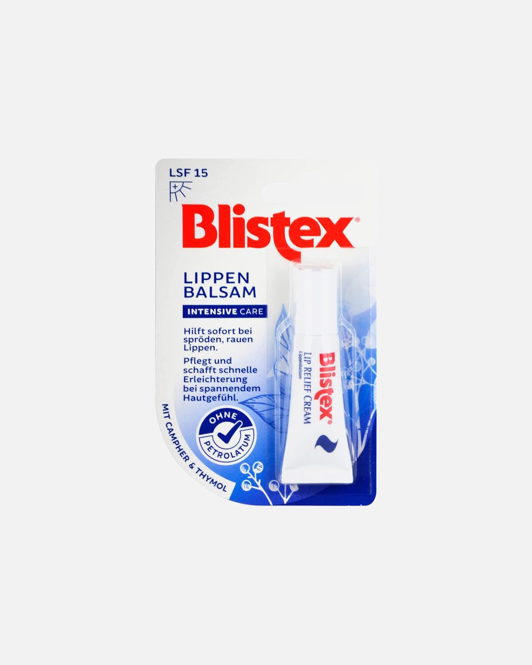 Lippenbalsam für Unisex delta pronatura Dr. Krauss & Dr. Beckmann KG BLISTEX Lippenbalsam LSF 15 Tube 6 ml