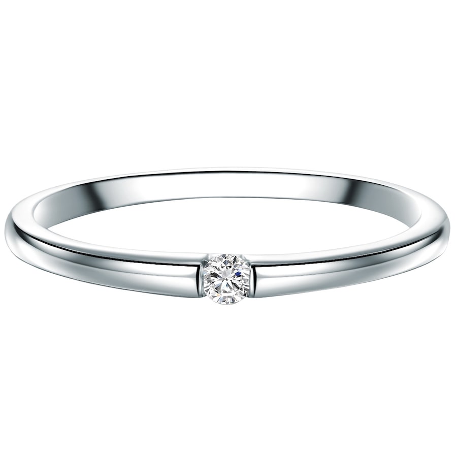 Trilani Diamant-Ring aus Sterling Silber in silber mit Diamant 56 Damen