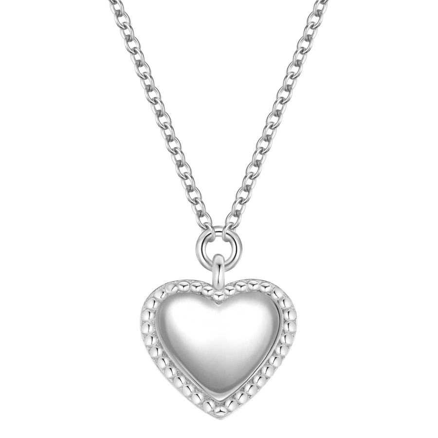 Glanzstücke München Halskette Herz aus Sterling Silber in 40,0 cm Basiskette + 5,0 Verlängerung Damen