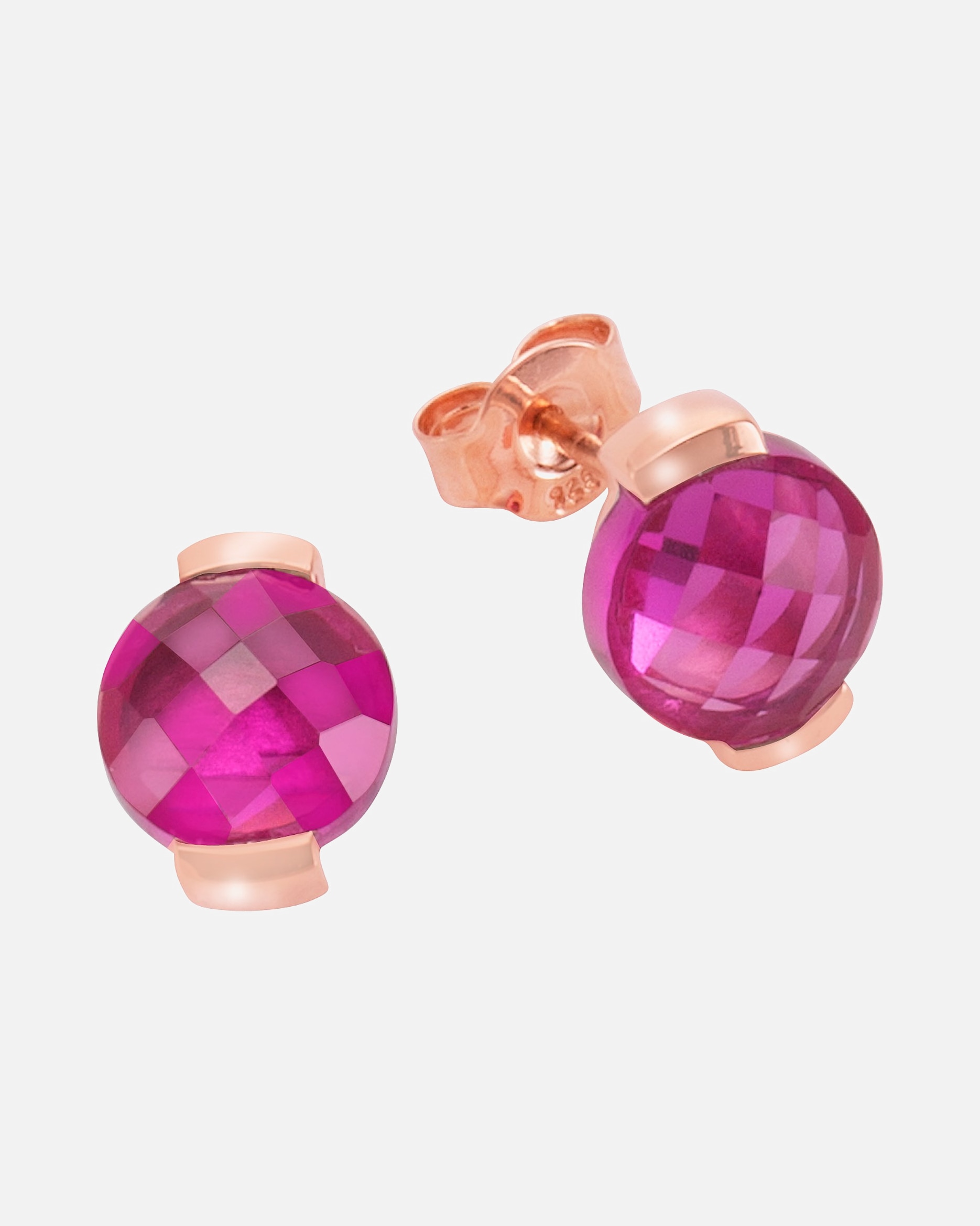 Ohrringe für Weiblich Jamelli Ohrstecker 925er Silber roségold