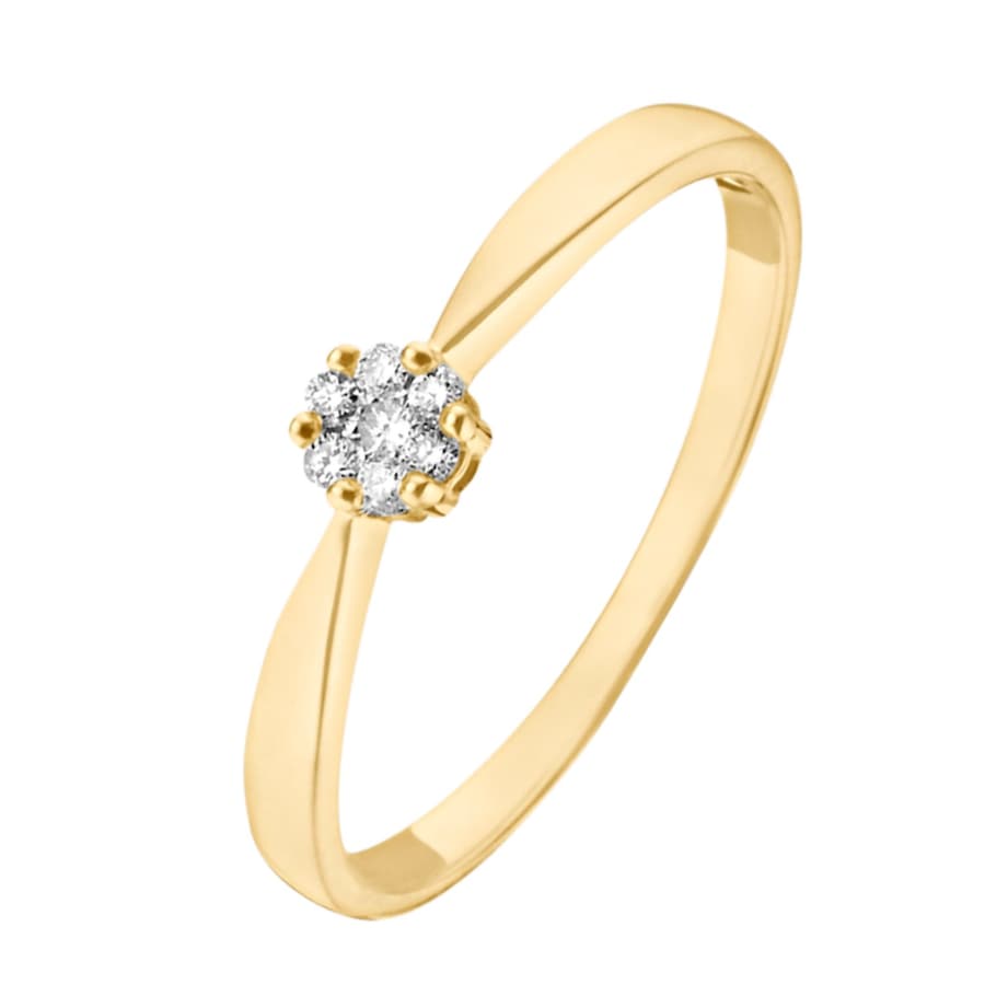 CHRIST Damenring 375er Gelbgold 50 Damen