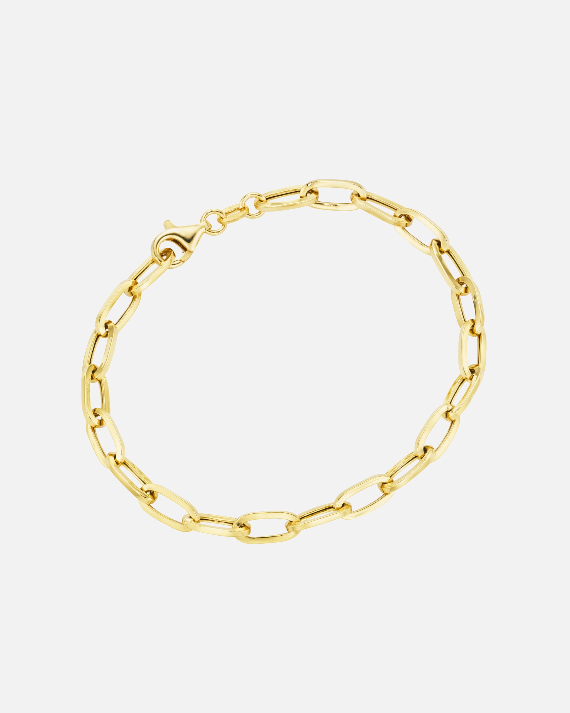 Armband für Weiblich Smart Jewel Armband Glieder oval, Silber 925 Gold