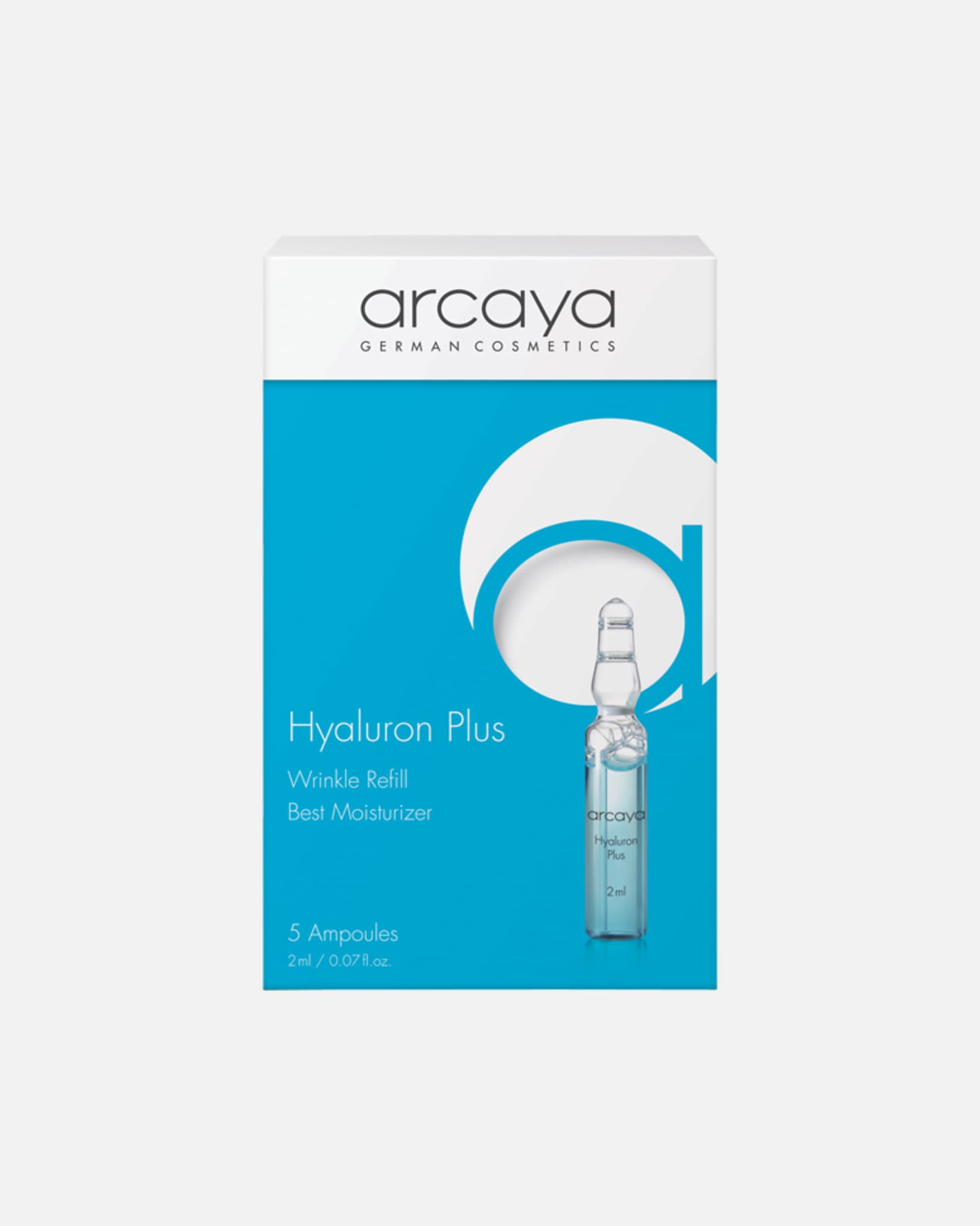 Ampullenserum für Unisex arcaya Hyaluron Plus 5 Ampullen