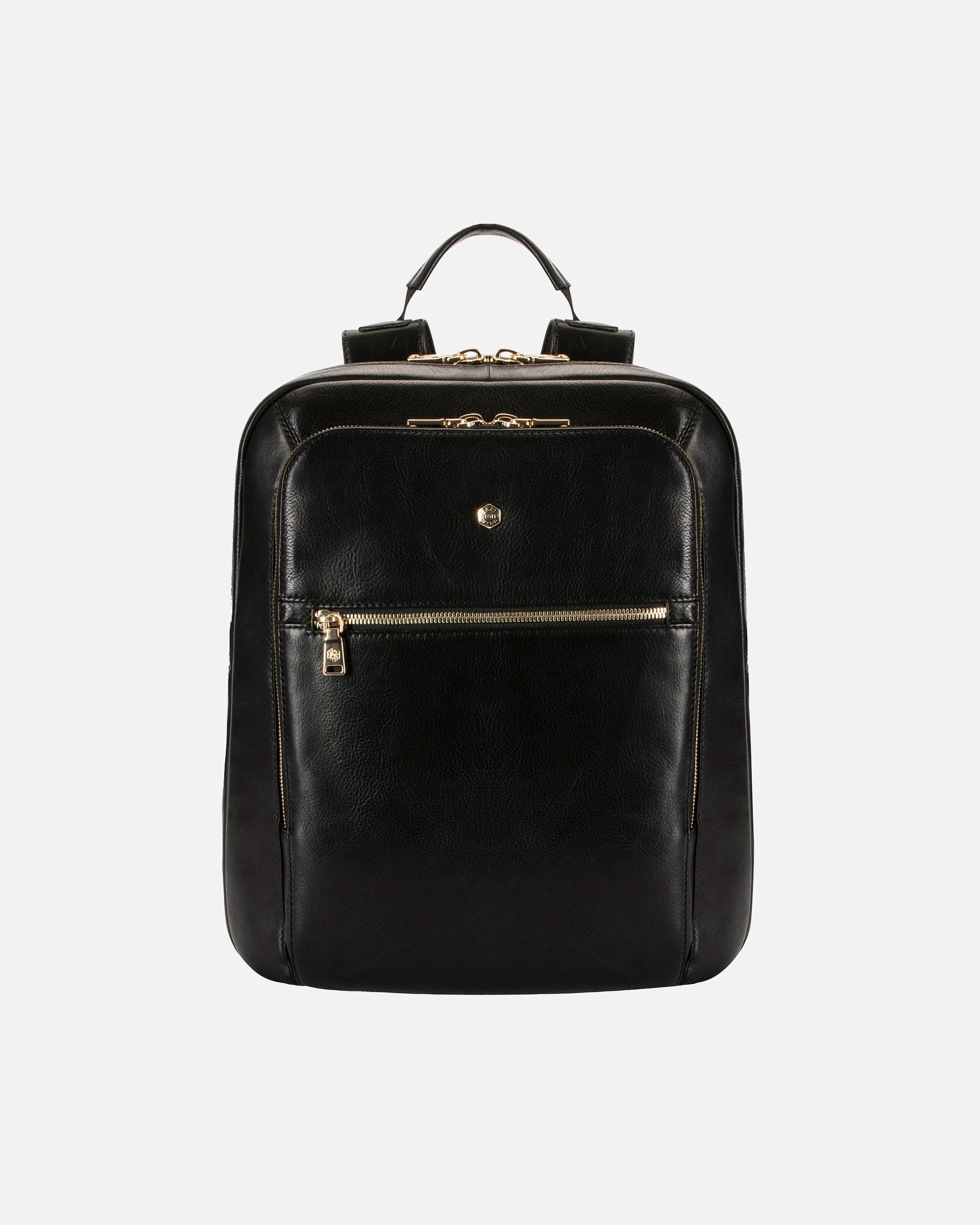 Rucksack für Männlich Jekyll & Hide Montana Business-Rucksack Leder 39 cm Laptopfach black