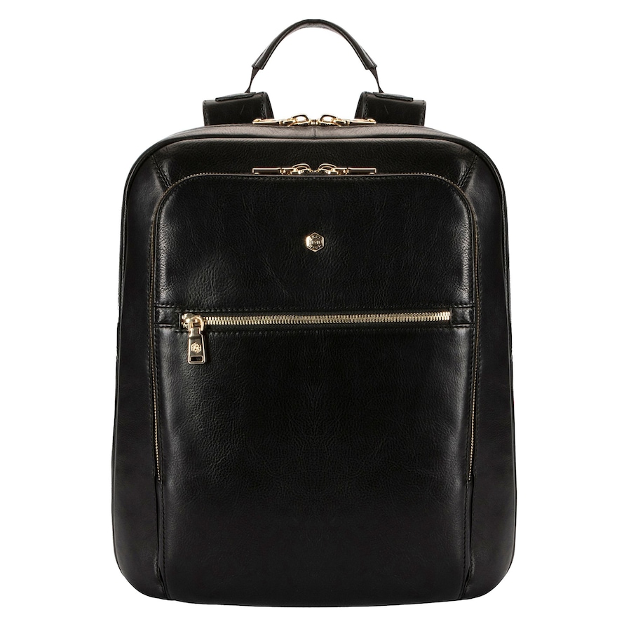 Jekyll & Hide Montana Business-Rucksack Leder 39 cm Laptopfach black Schwarz Herren