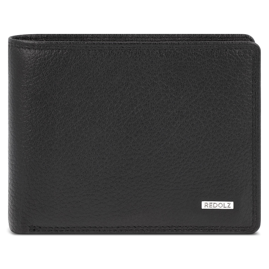 Redolz Leather Essentials Herrengeldbörse black Schwarz Herren