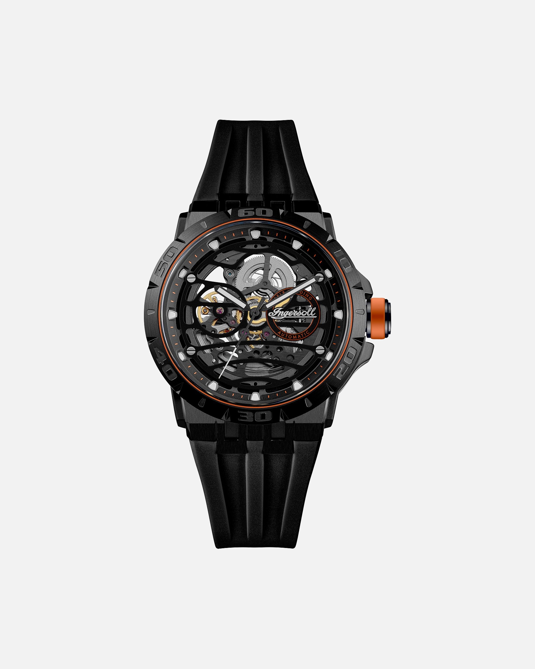 Uhr für Männlich Ingersoll Herrenuhr Edelstahl schwarz