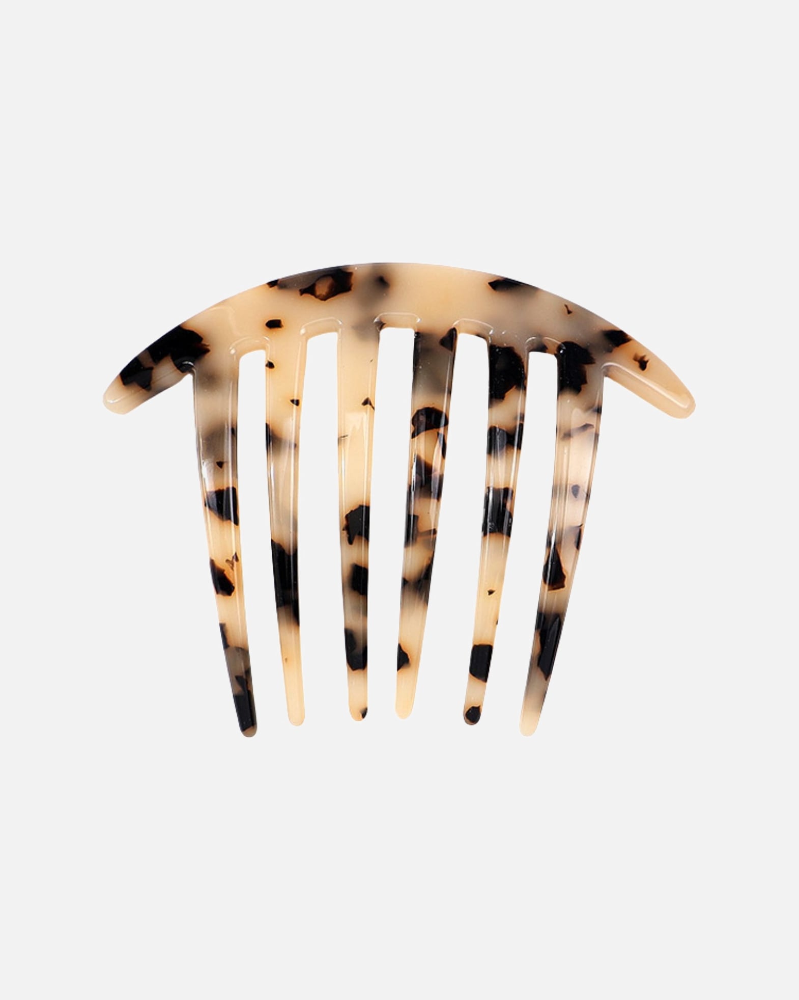 Haarspange für Unisex SOHO Lucile French Twist Einsteckkamm Light Tortoise