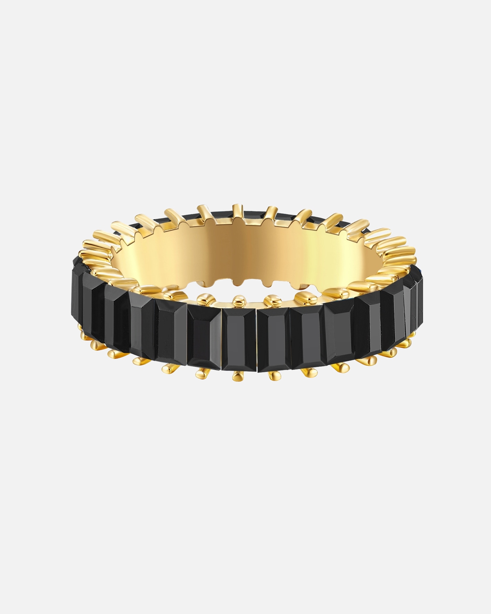 Ring für Weiblich Yokoamii Ring Metall-Legierung Glaskristall in Gelbgold 50