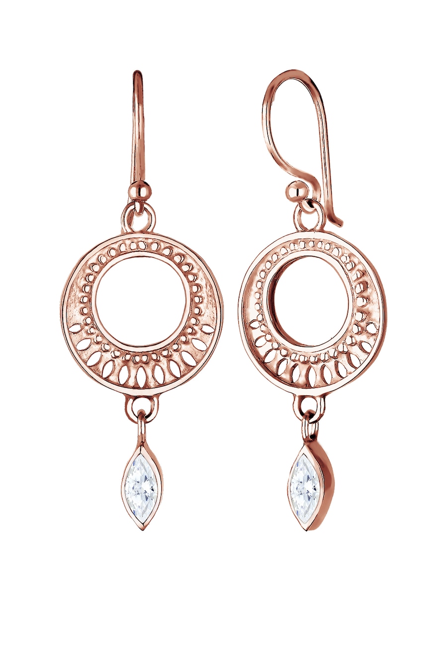 Elli PREMIUM Ornament Zirkonia Marquise 925 Sterling Silber OneSize Damen