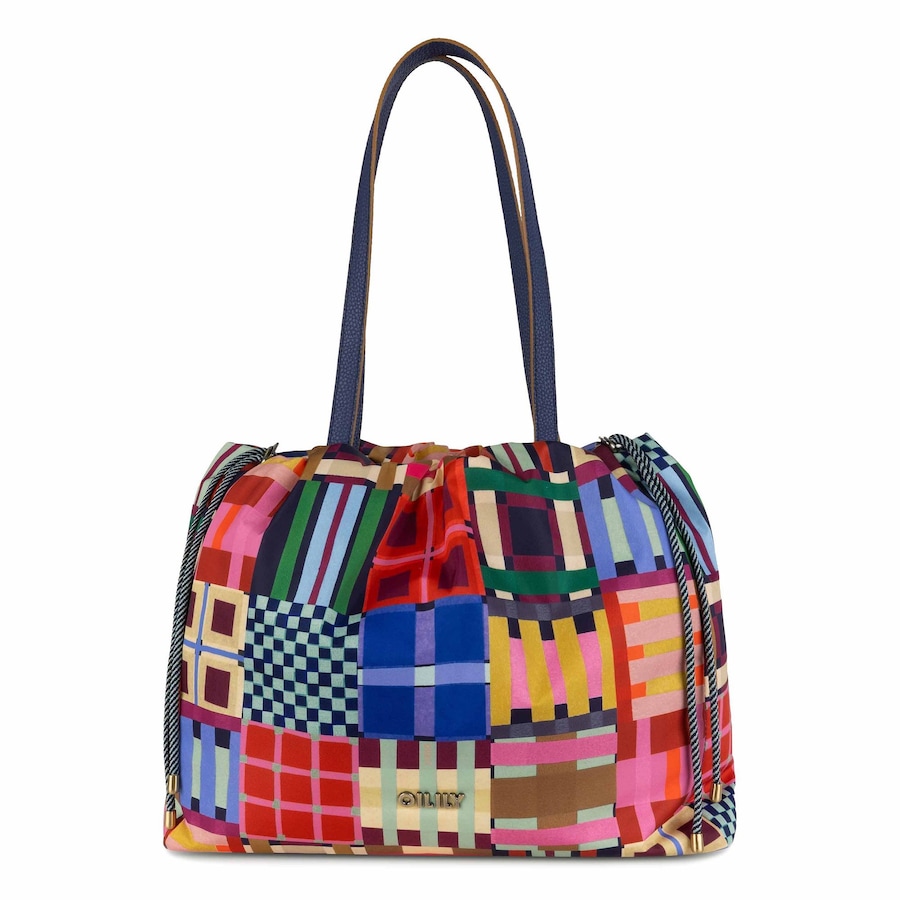 Oilily Tartan Tape Shopper wedgewood Grün Damen