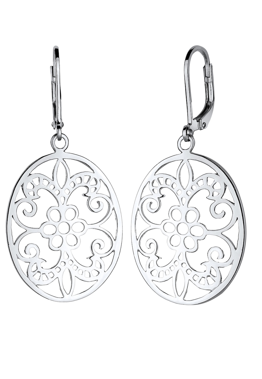 Elli Ornament Floral Orientalisch 925 Sterling Silber silberfarben Damen
