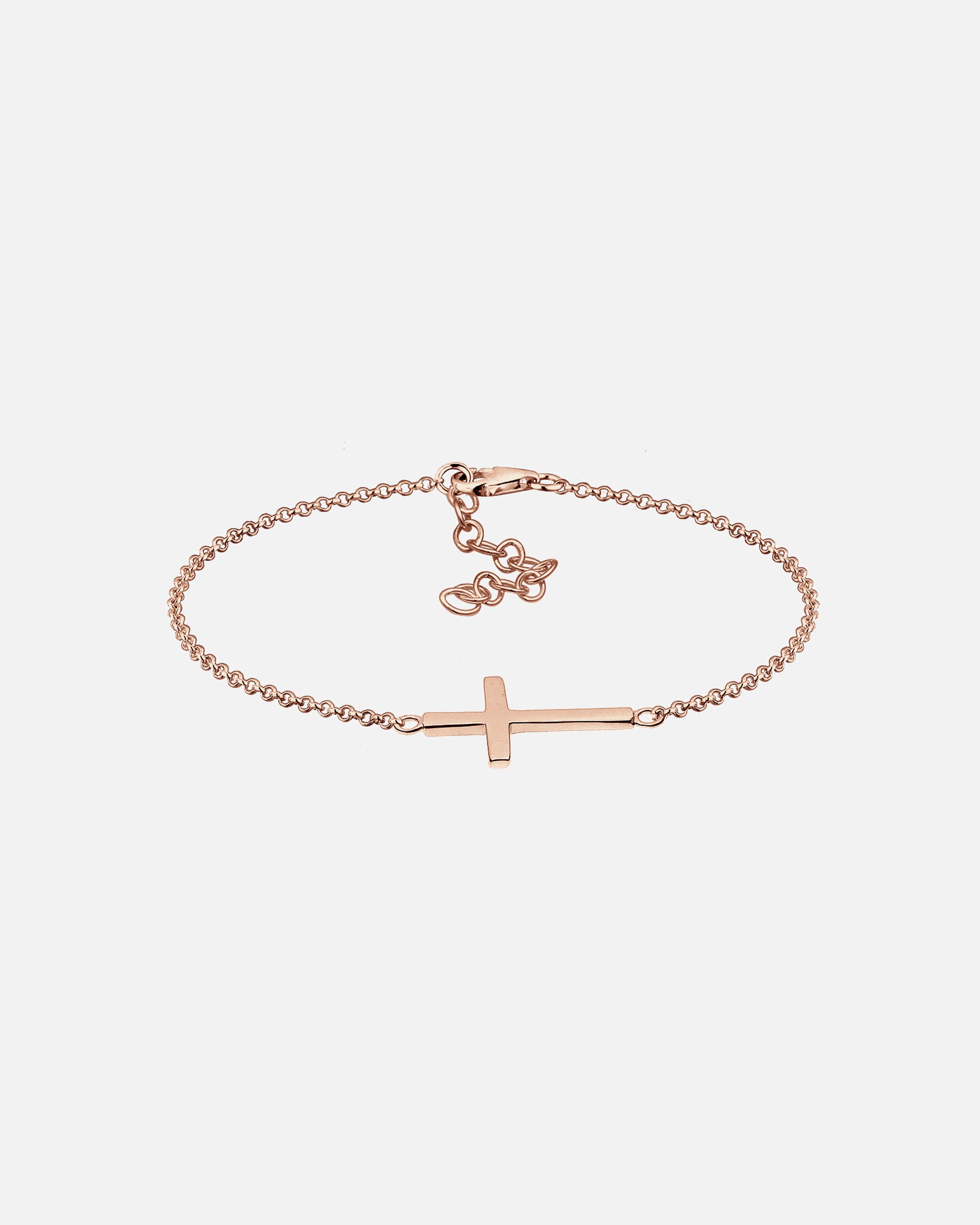 Armband für Weiblich Elli Symbol Religion Kreuz Filigran Trend 925 Silber 17