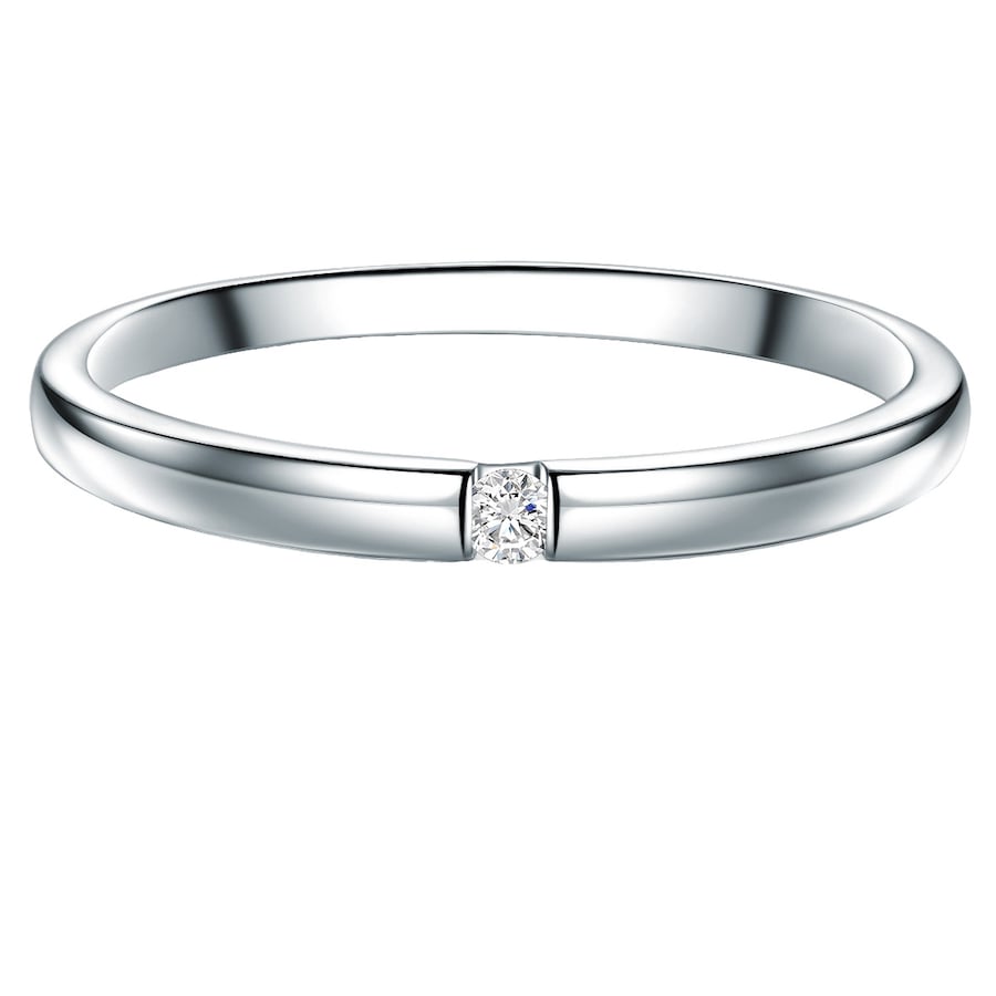 Trilani Ring aus Sterling Silber in silber mit Topas 58 Damen