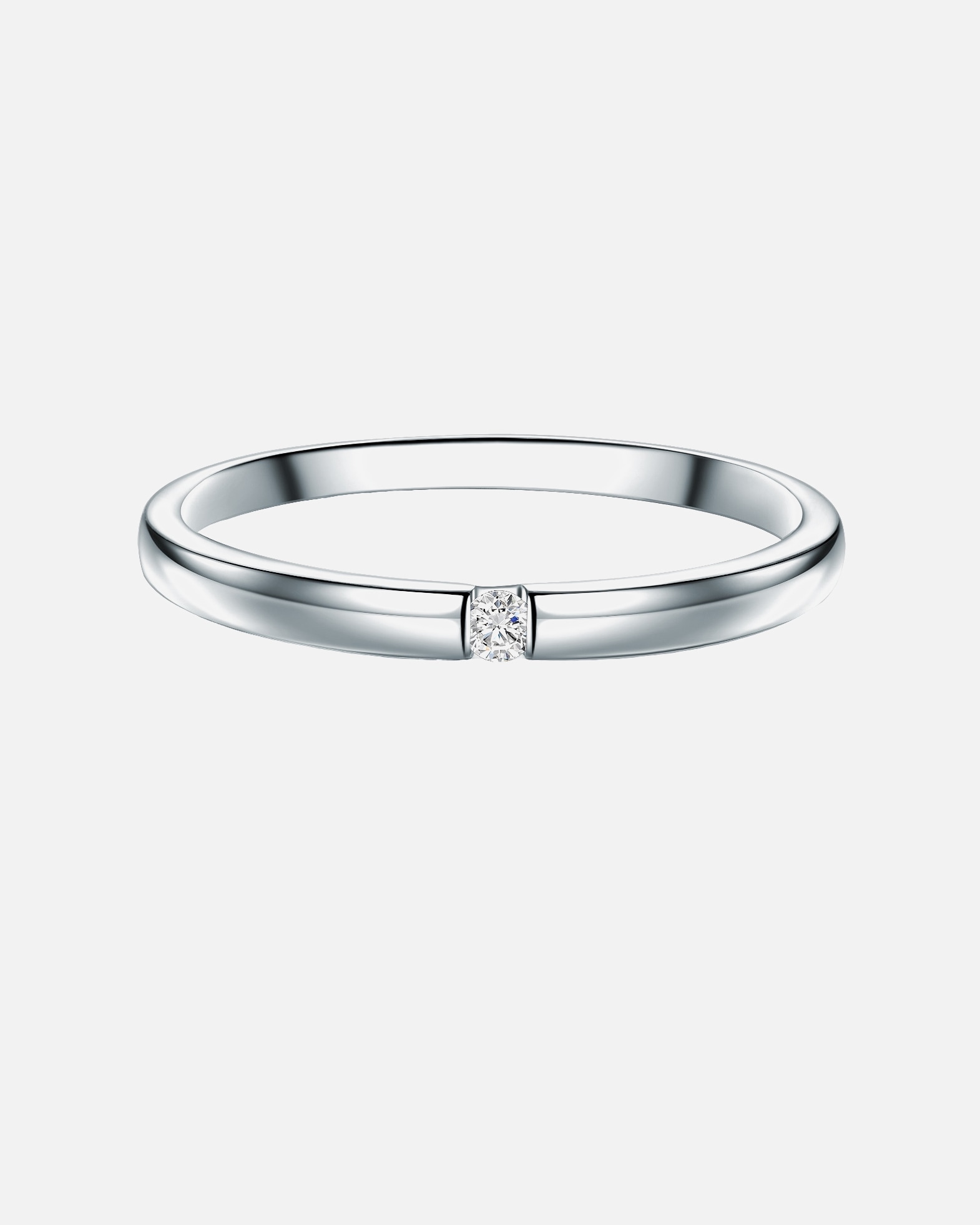 Ring für Weiblich Trilani Ring aus Sterling Silber in silber mit Topas 50