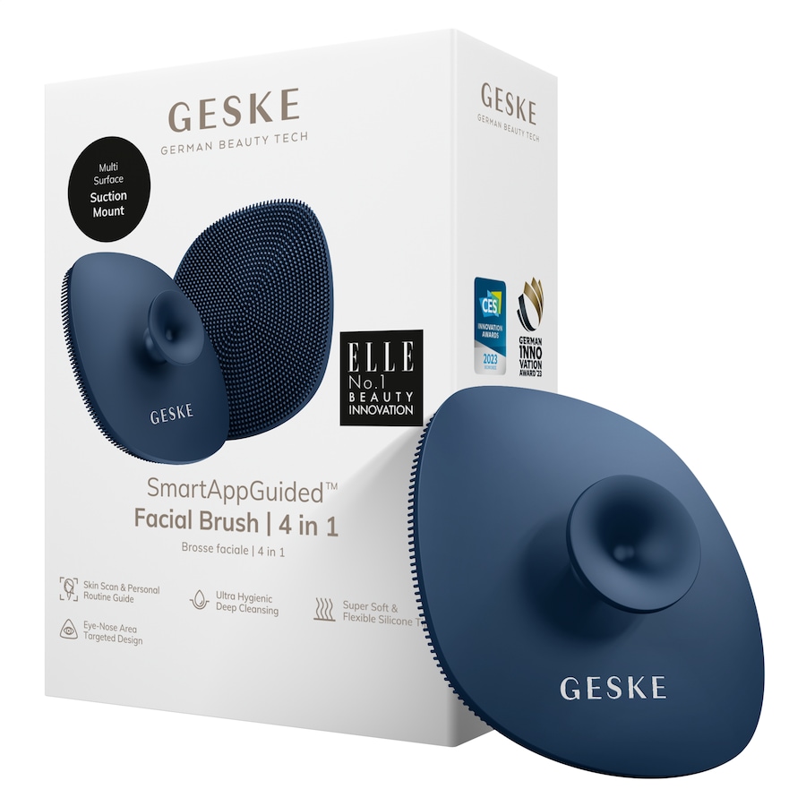 Geske SmartAppGuided Facial Brush | 4 in 1 Midnight