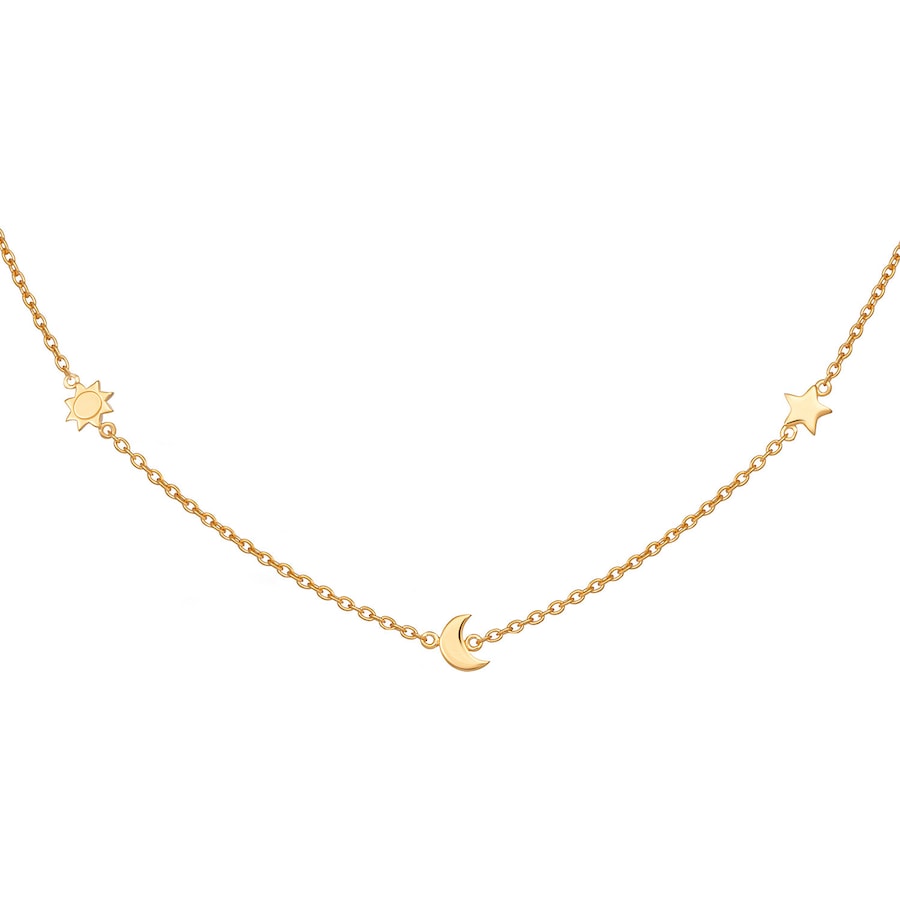 caï Cai Damen-Kette 925er Silber 32013988 One Size Weiss Damen