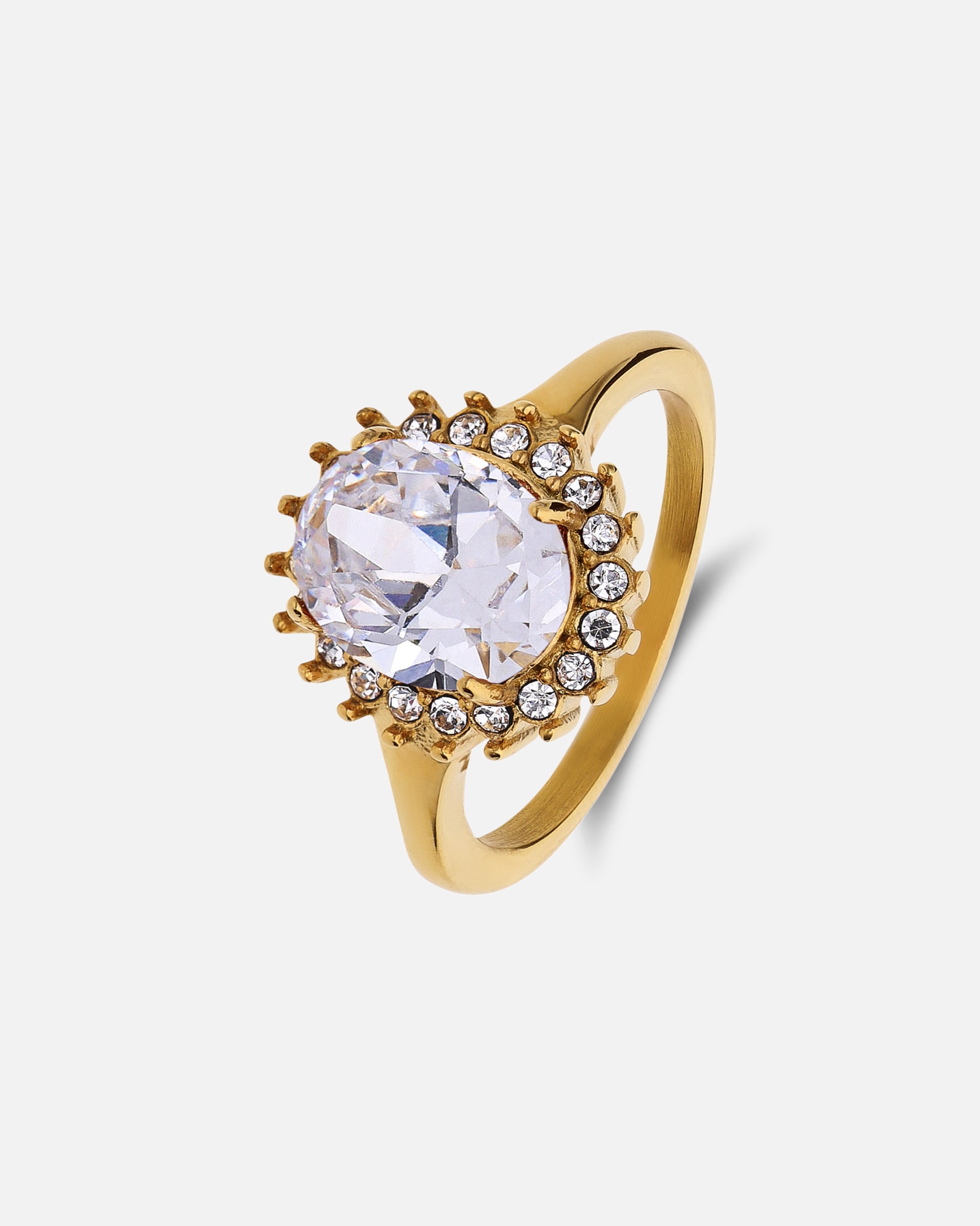 Ring für Weiblich Lucardi Ringe Weiß - 57mm