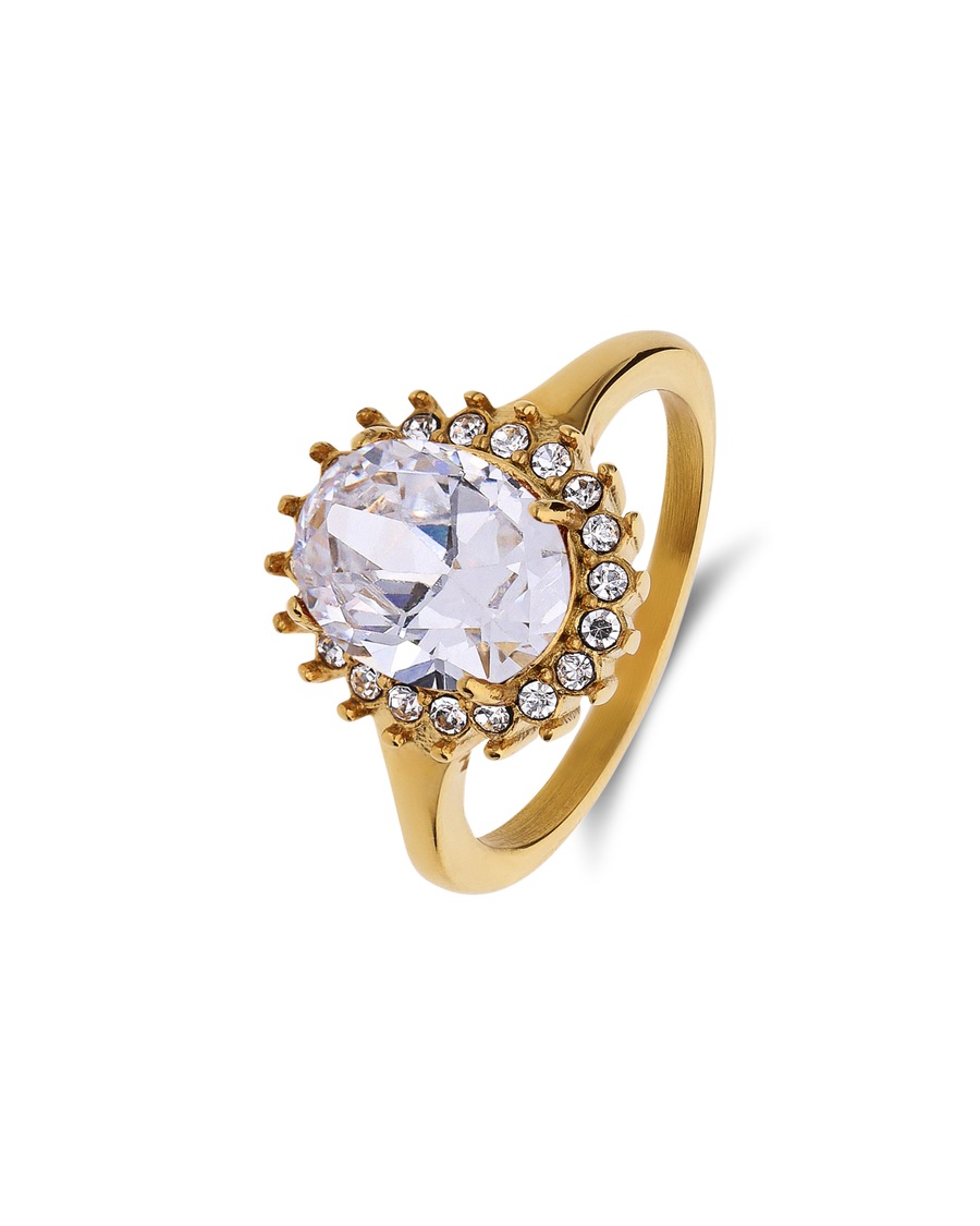 Lucardi Ringe Weiß - 47mm Damen