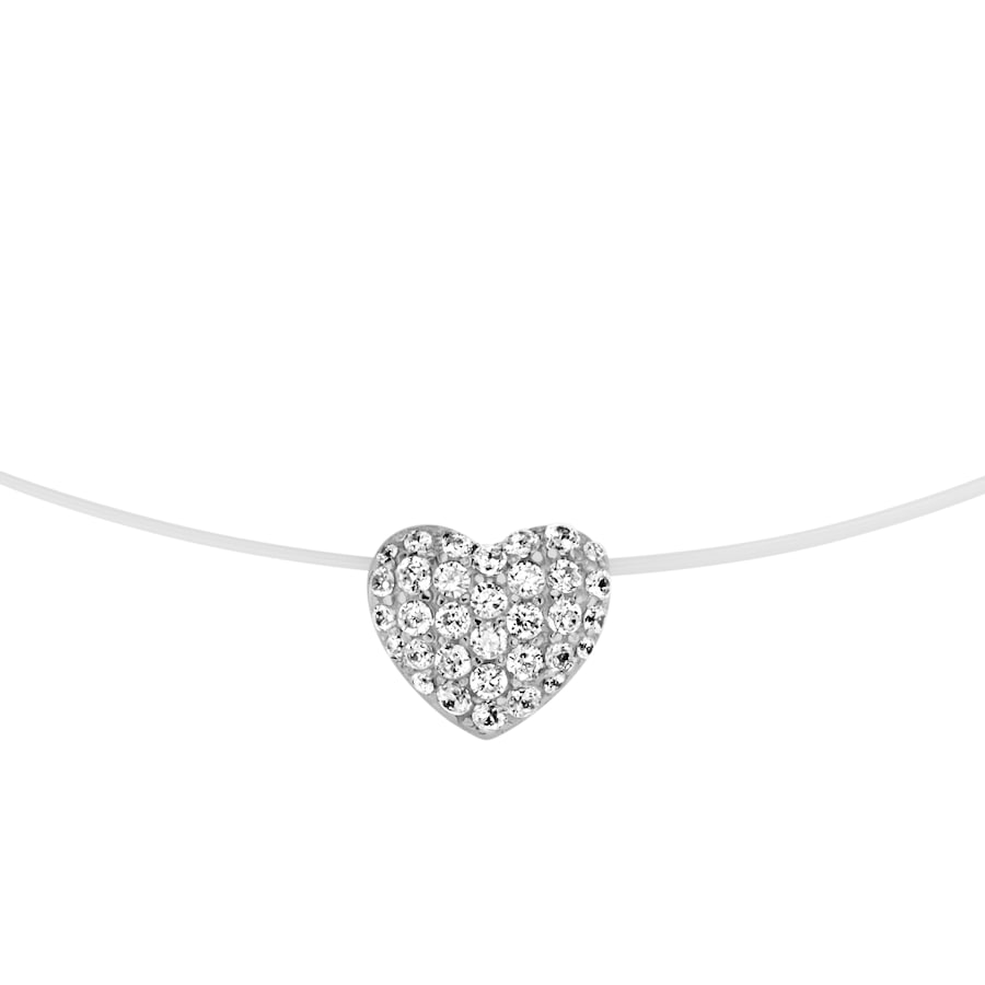 Smart Jewel Collier Anhänger Herz, Silber 925
