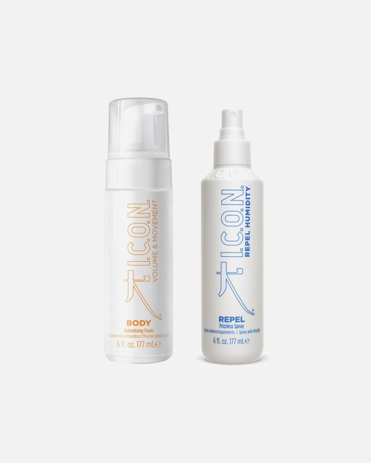 Hairstylingset für Weiblich ICON BODY Volumizing Foam + REPEL Set 1 Stück
