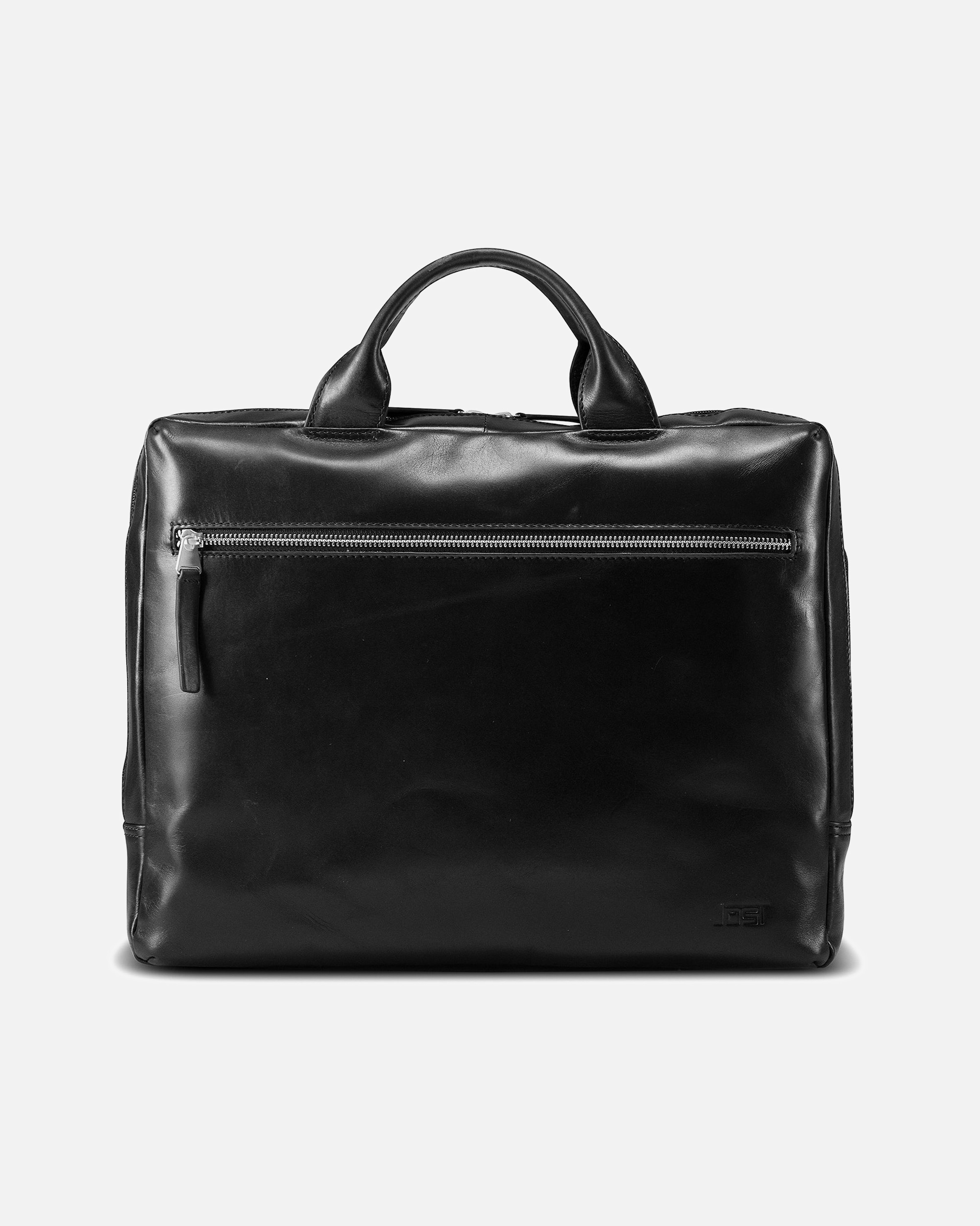 Laptoptasche für Männlich Jost Skagen Aktentasche Leder 38 cm Laptopfach black