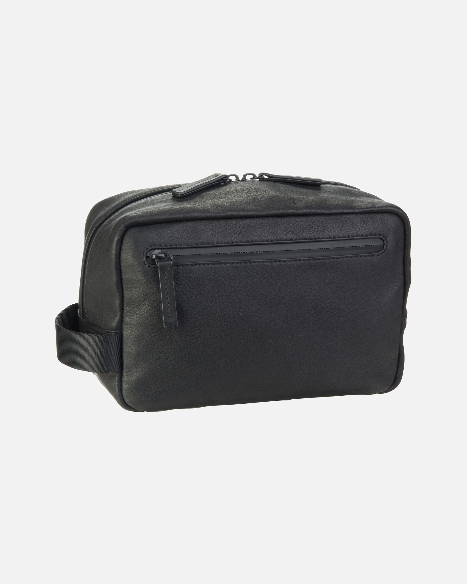 Kulturtasche für Männlich Leonhard Heyden Den Haag Kulturbeutel Schwarz