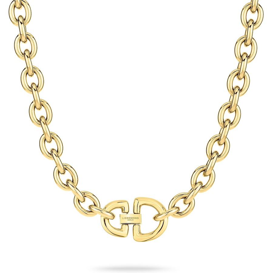 Liebeskind Kette Edelstahl gold Damen