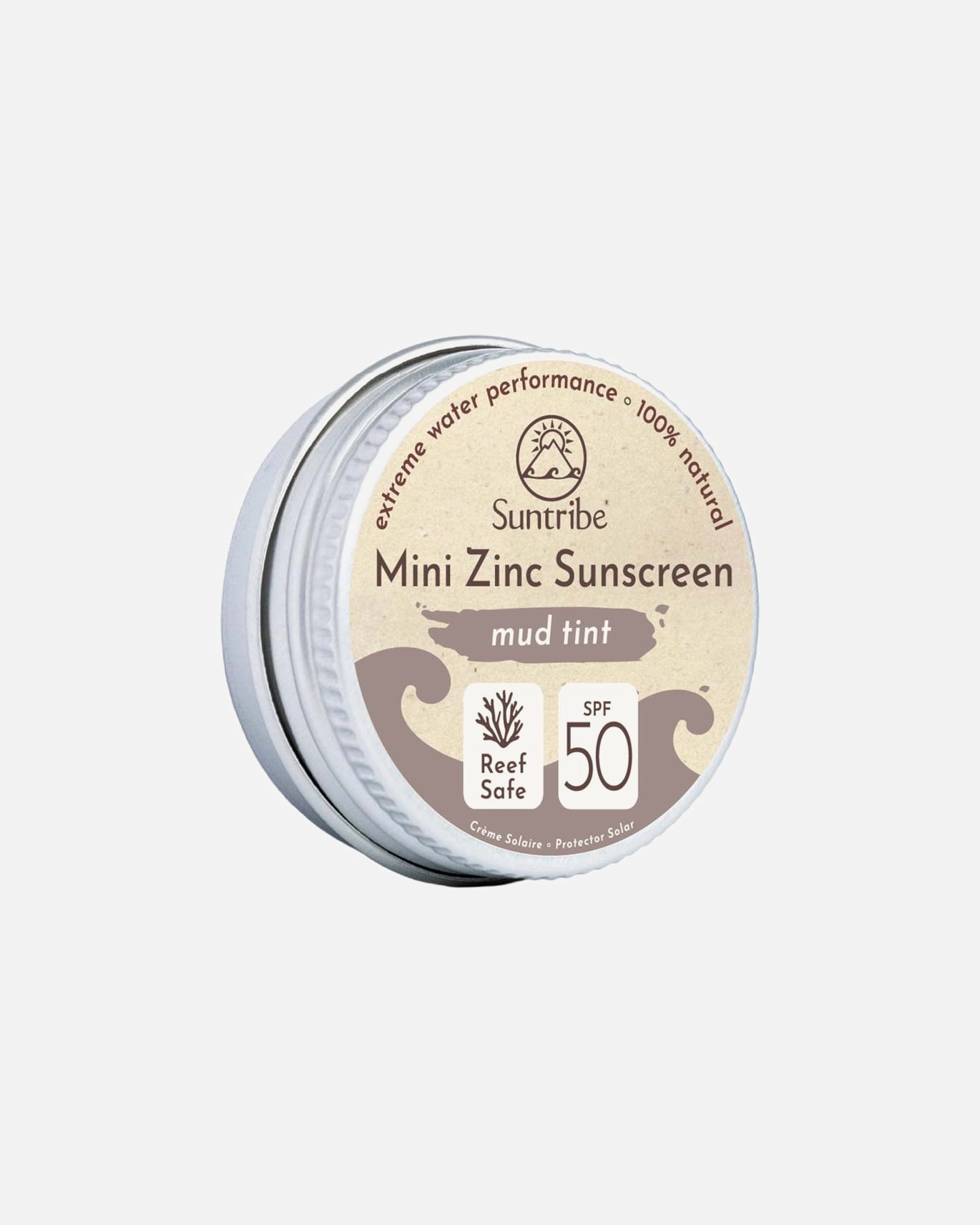 Sonnencreme für Unisex Suntribe Zinksonnencreme - Mud Tint LSF50 15 g