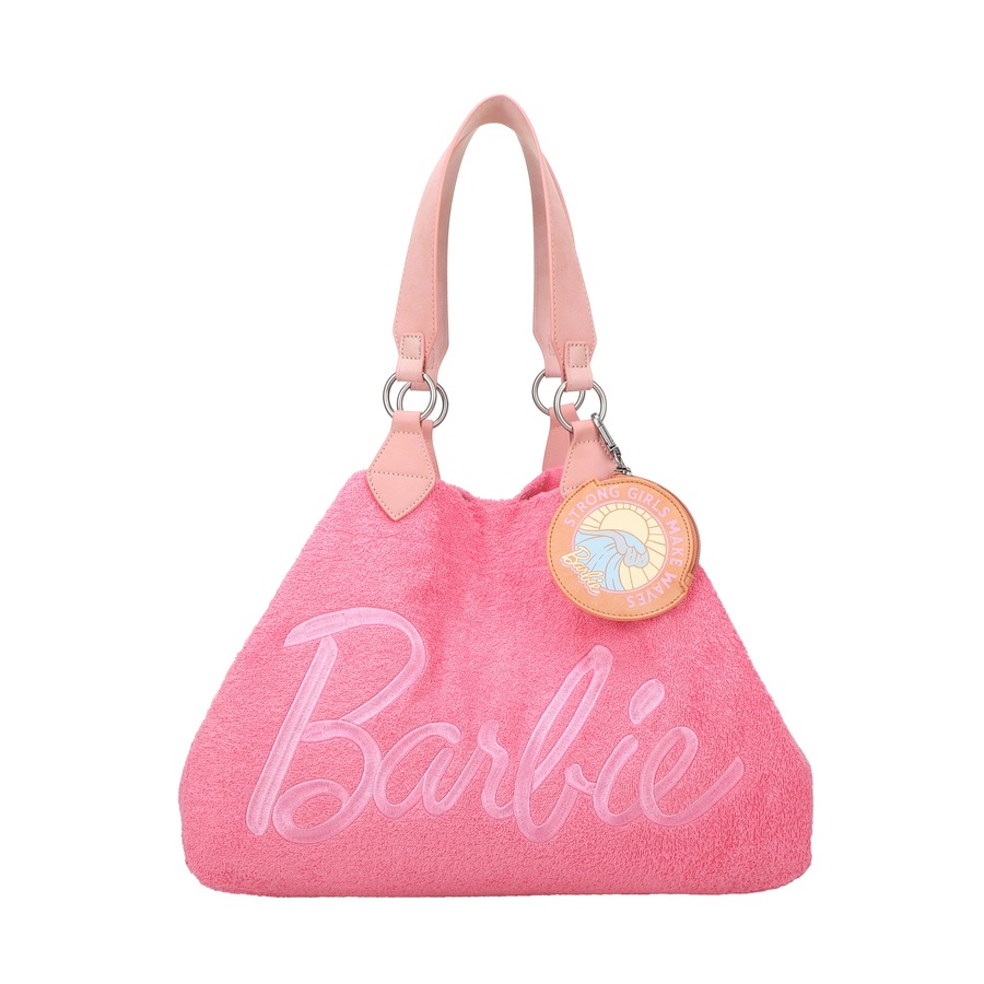 Fritzi aus Preußen Shopper Izzy Medium Barbie mit kleinem, abnehmbarem Taschenanhänger pink Pink Damen