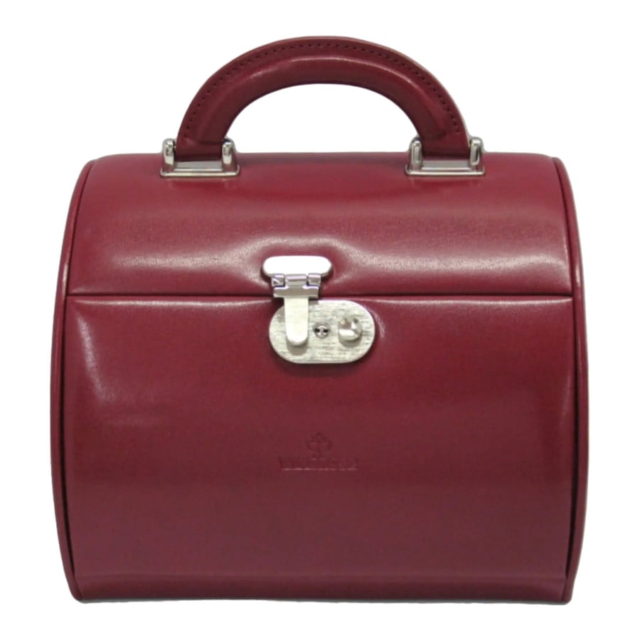 Windrose Merino Schmuckkasten rot Rot Damen