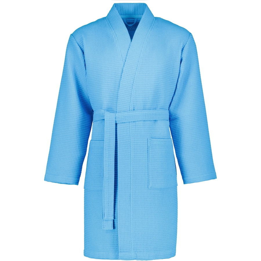 Vossen Bademäntel unisex Kurzmantel Rom turquoise - 5570 XS Weiss