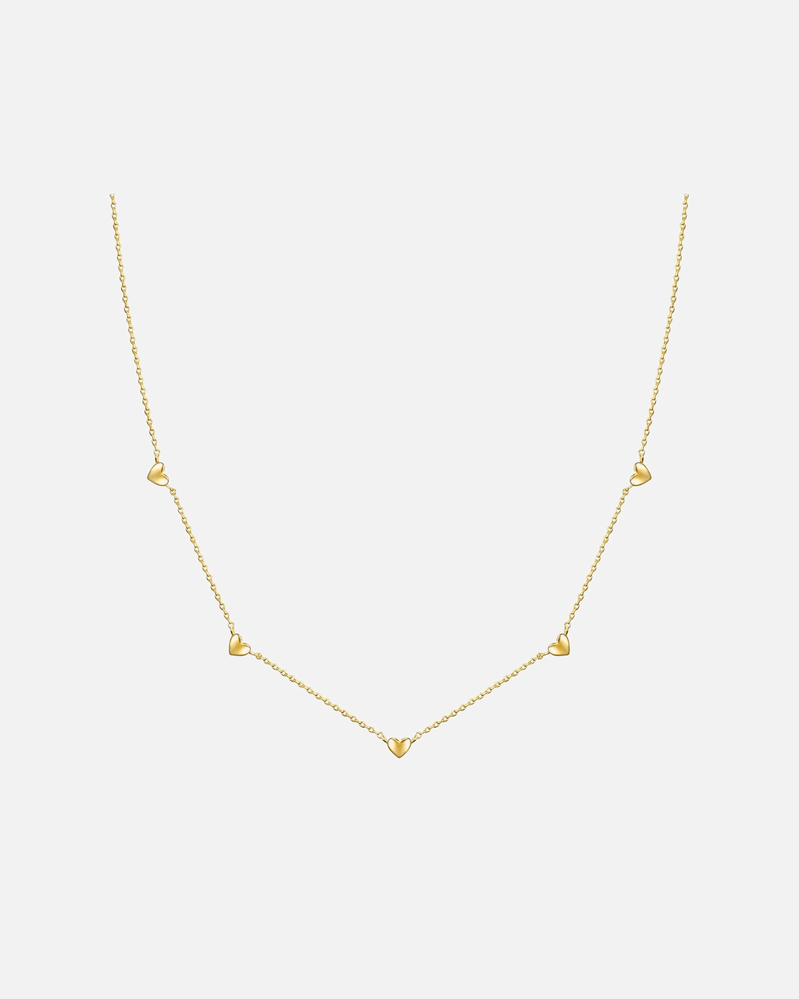 Halskette für Weiblich Glanzstücke München Halskette Herz aus Sterling Silber in gelbgold 35,0 cm Basiskette + 5,0 cm Verlängerung