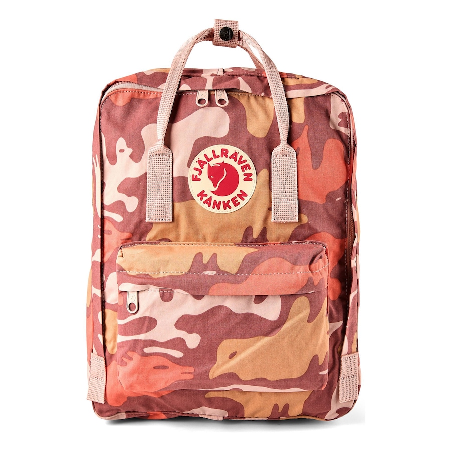 Fjällräven Kanken Daypack chalkrose-hidden animals Rot Herren
