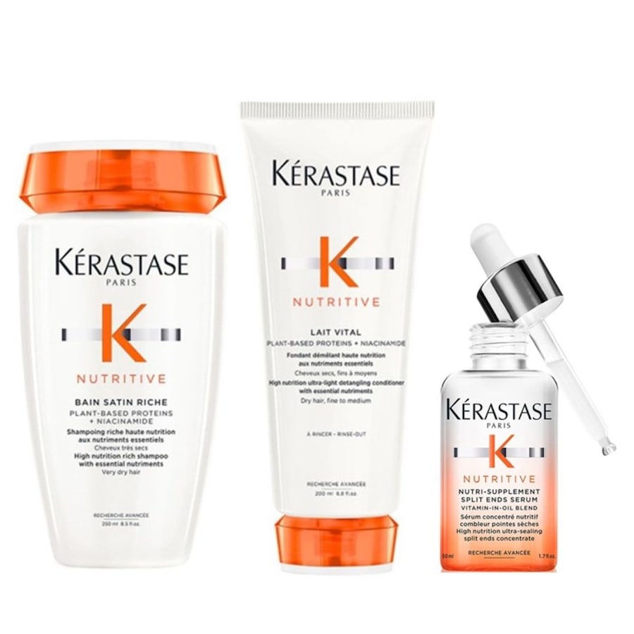 Kérastase Nutritive Set RICHE Split Ends (Satin Riche/ Spülung / Split Ends Serum)*Haare | 0.5 l | 197,98 / 1.0 l