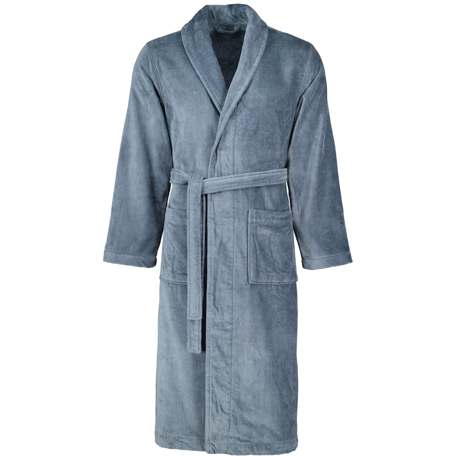 Vossen Bademäntel unisex Schalkragen Feeling-L flanell - 7400 L Weiss
