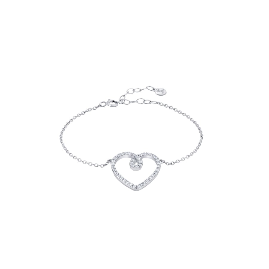 LEIS Armband 925/- Sterling Silber Zirkonia 18cm Damen