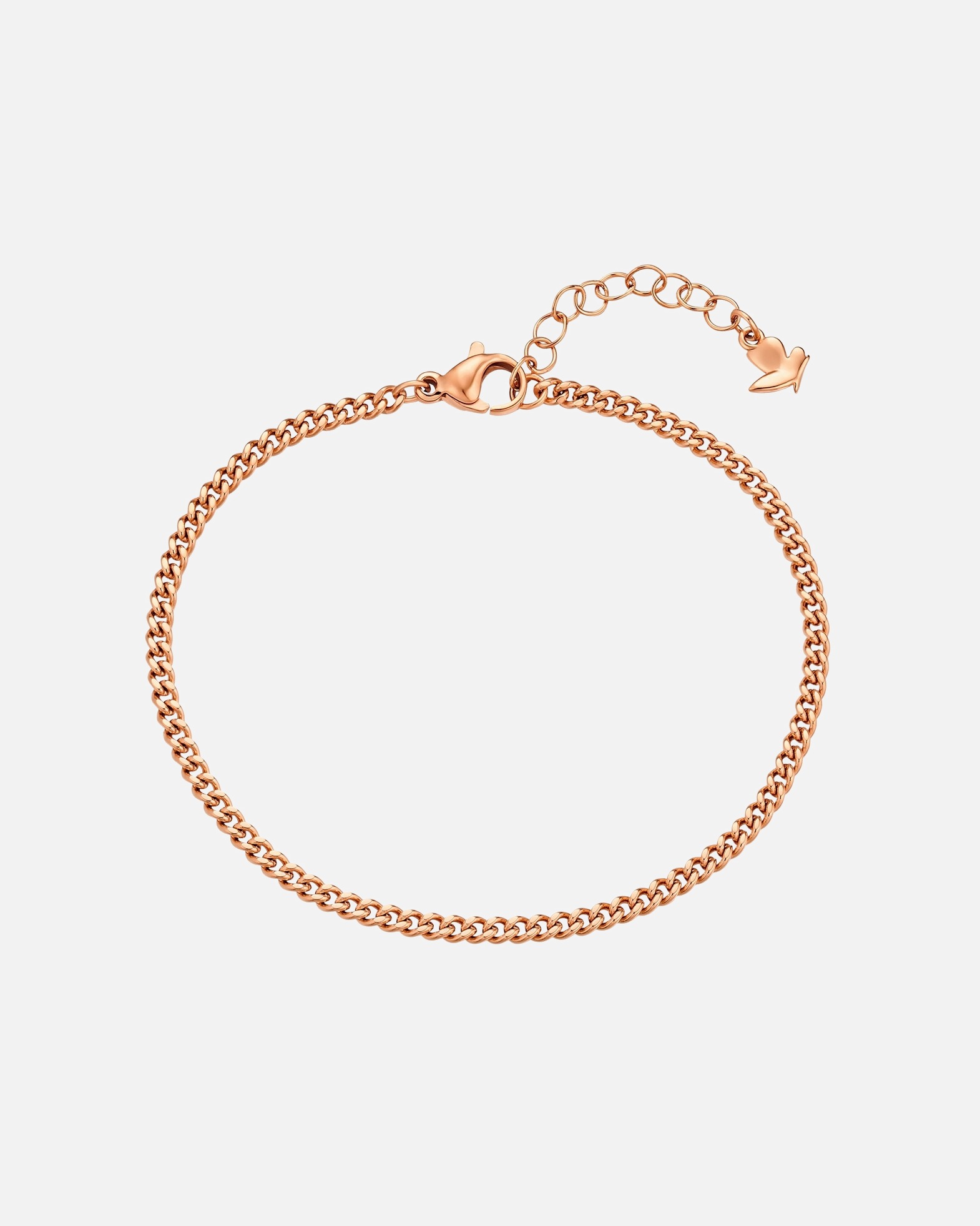 Armband für Weiblich Glanzstücke München Armband aus Edelstahl in Roségold 17,0 cm Basislänge + 3,0 cm Verlängerung