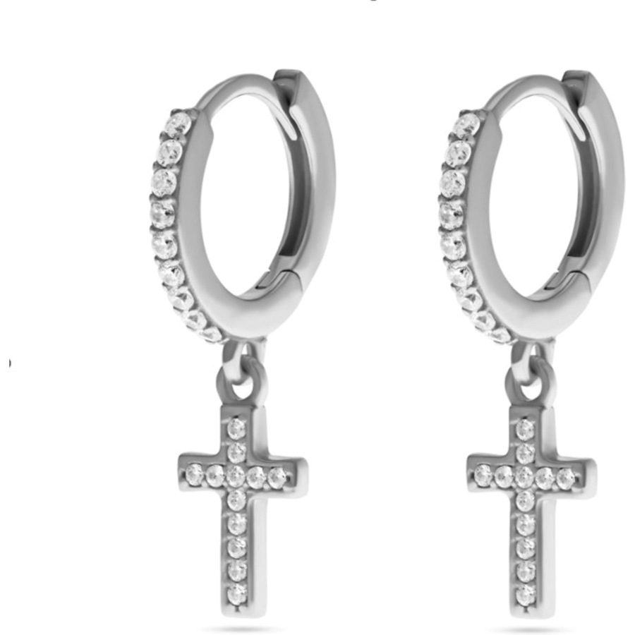 CHRIST Creolen 925er Silber, recycelt silber Damen