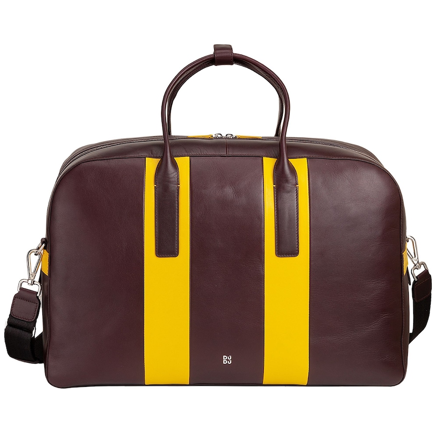 DuDu Weekender Reisetasche Leder 49 cm burgundy Braun Damen