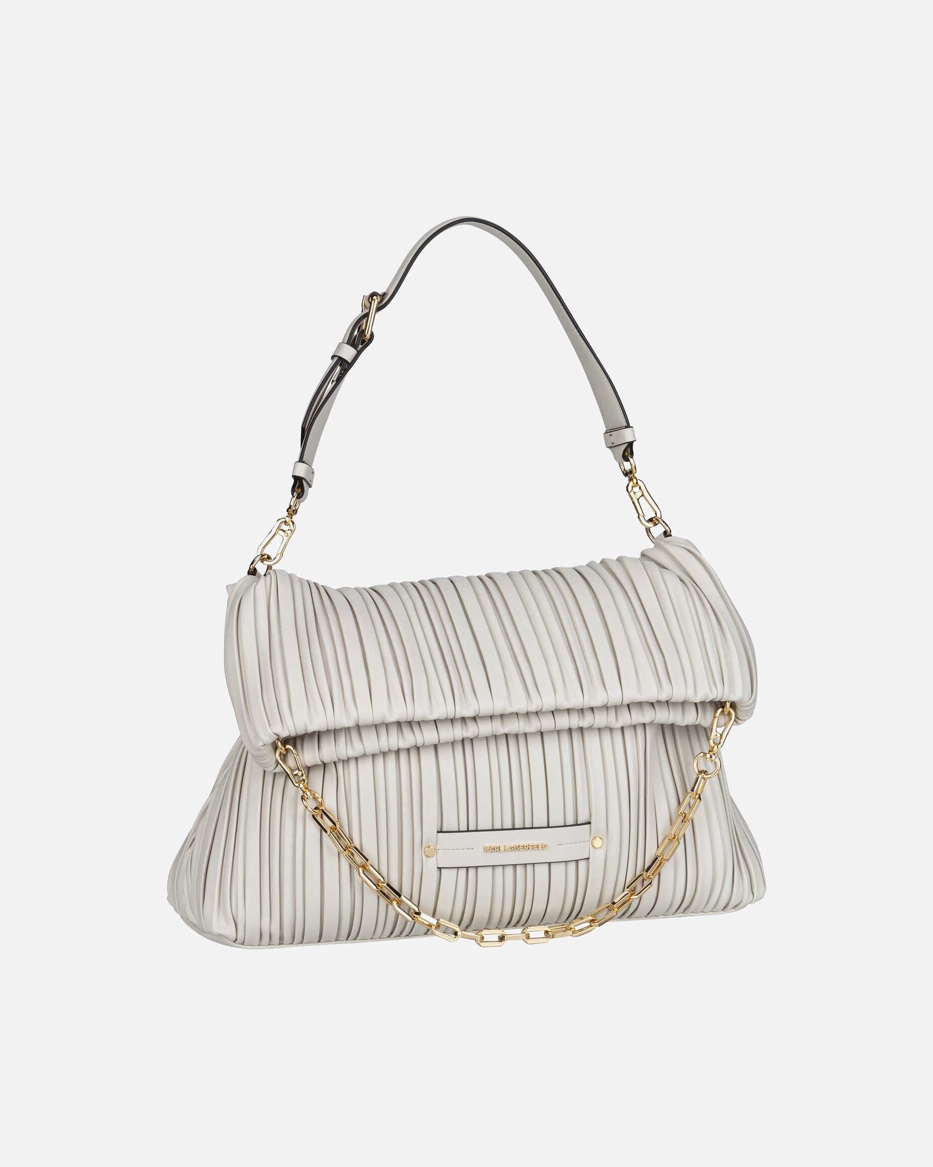 Handtasche für Weiblich Karl Lagerfeld Handtasche K/Kushion MD Folded Cement