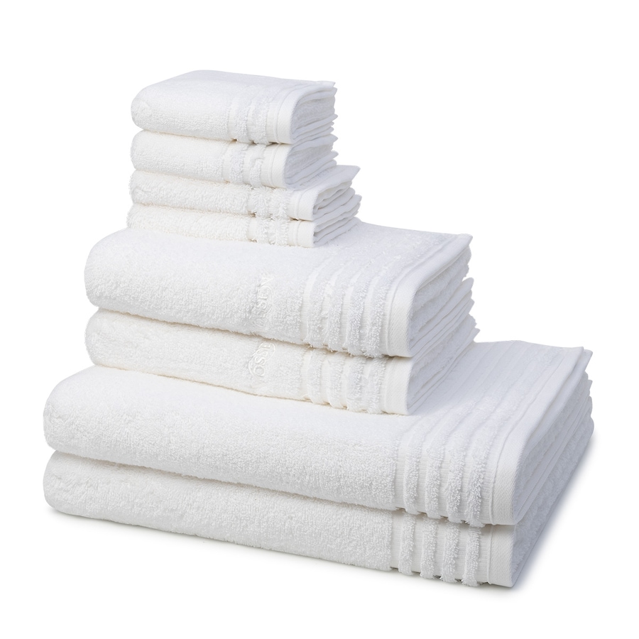Vossen Vienna Supersoft 8-teiliges Handtuch-Set Weiß Weiss