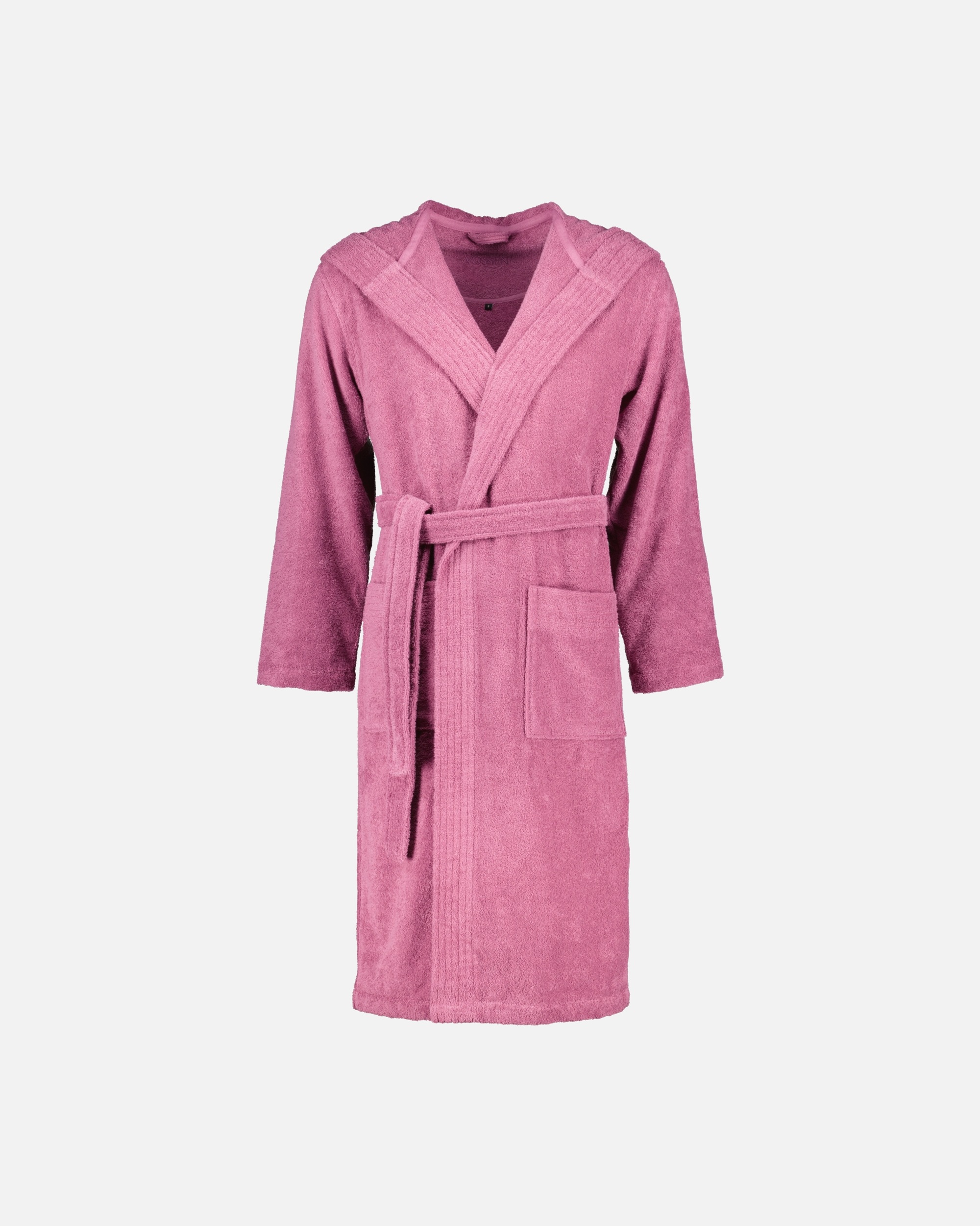Bademantel für Unisex Vossen Vossen Bademäntel unisex Kapuze Vegan Life blackberry - 3505 XS