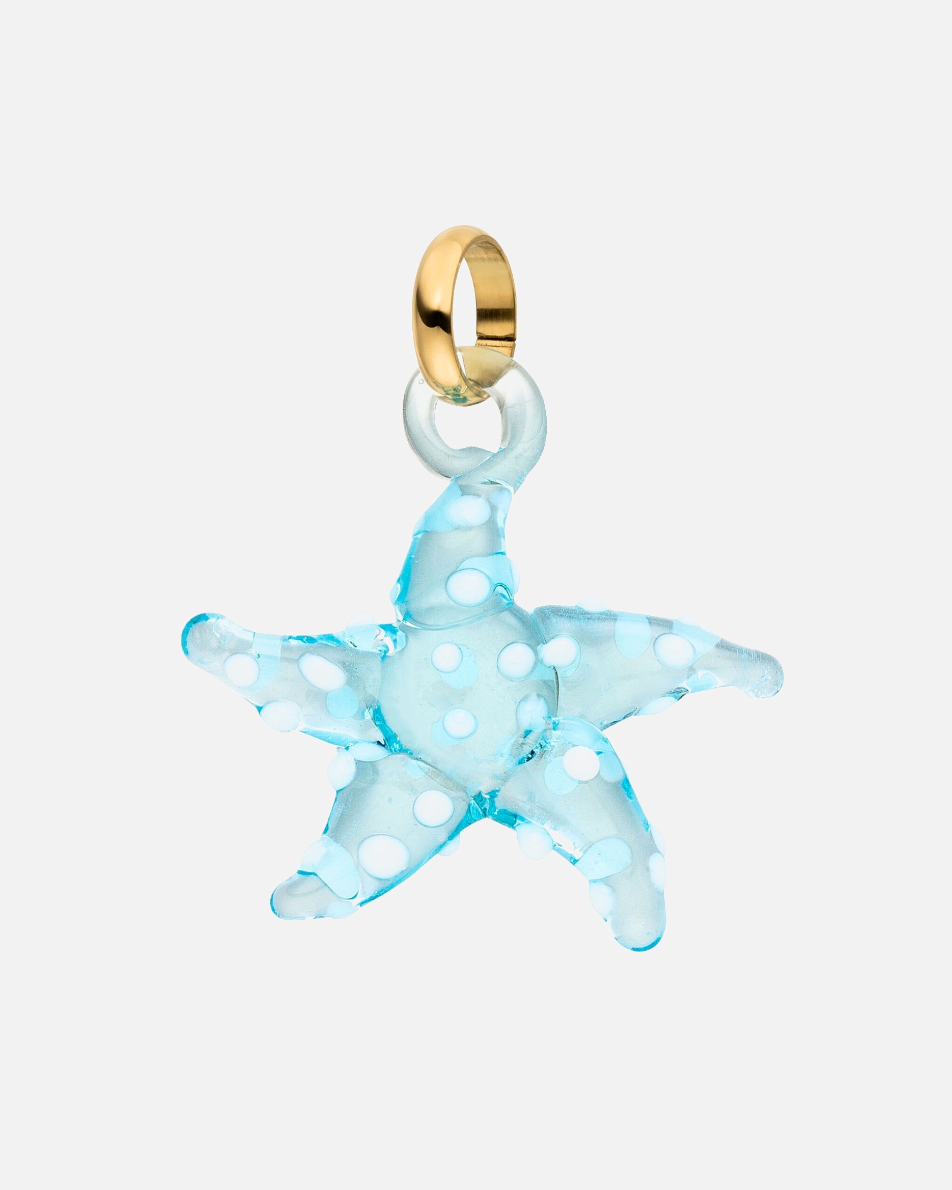 Schmuckanhänger für Unisex Purelei Glass Starfish Charm 100% Edelstahl Gold