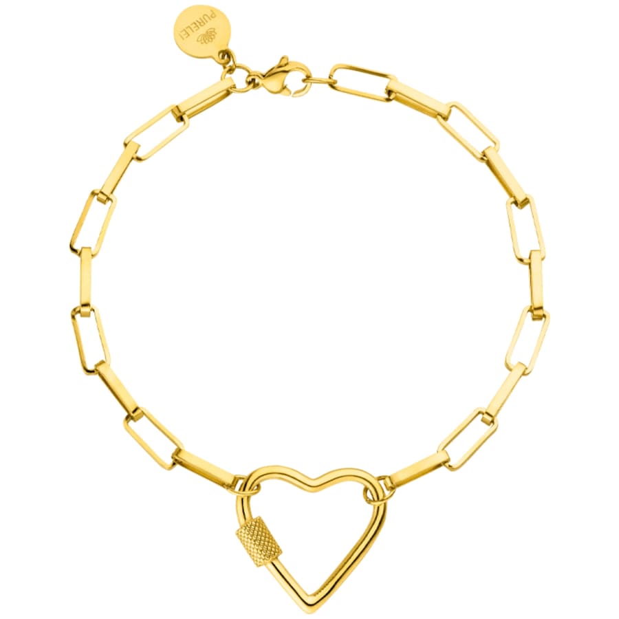 Purelei Palekana Heart Armband 100% Edelstahl Gold Damen