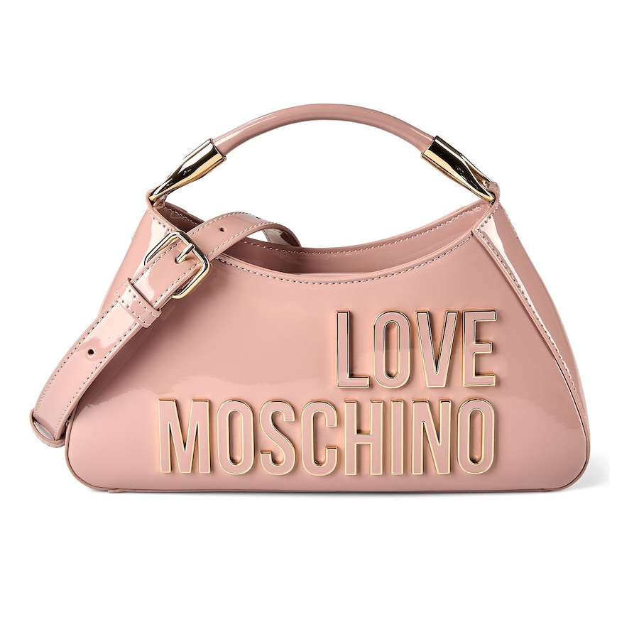 Love Moschino Enameled Logo Henkeltasche pink Pink Damen