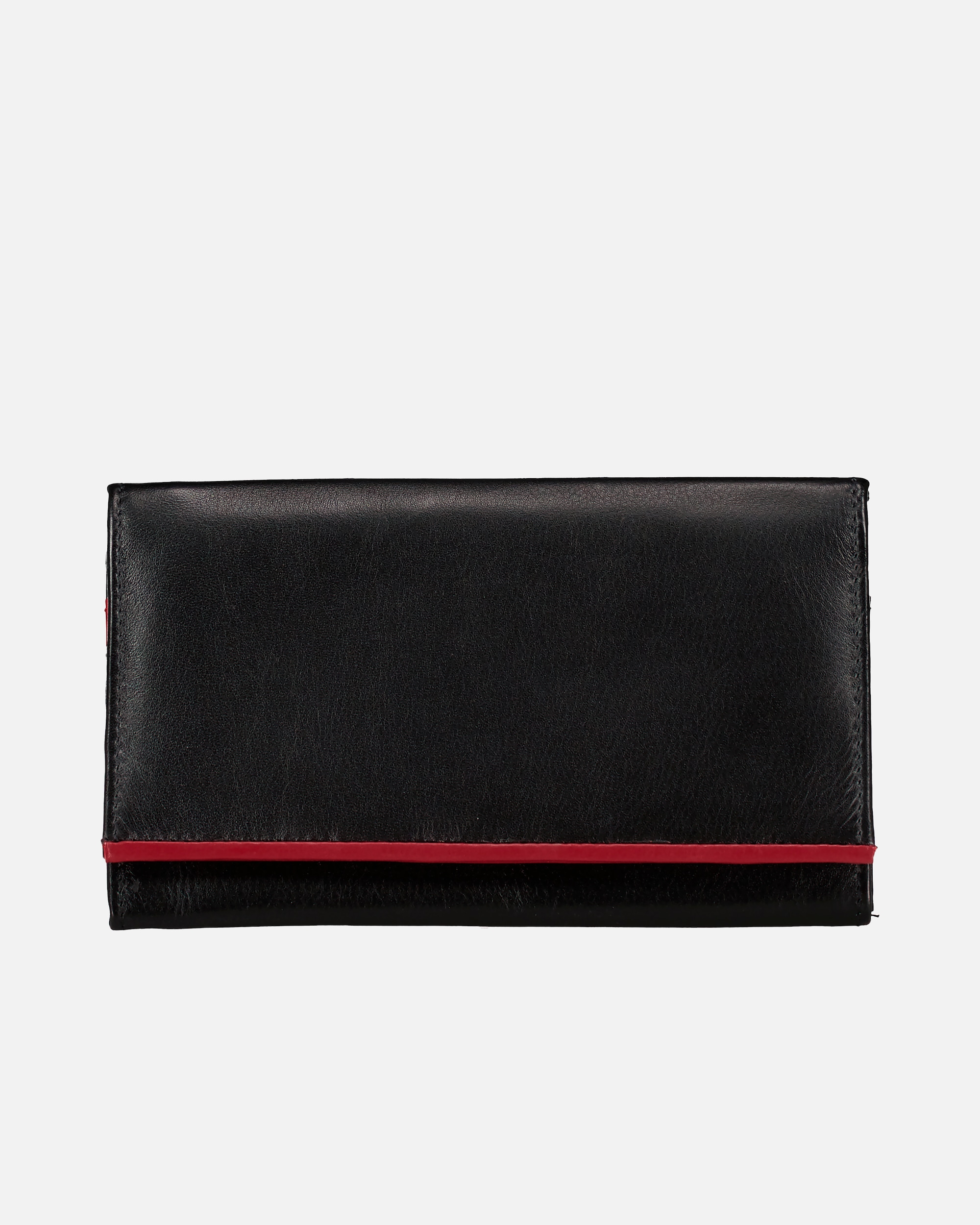 Portemonnaie für Weiblich Hausfelder Manufaktur Geldbörse Multicolor Schwarz Rot