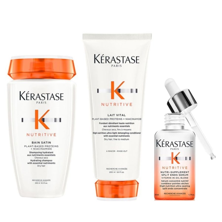 Kérastase Nutritive Set Split Ends (Bain Satin/ Lait Vital/ Split Ends Serum)*Haare | 0.5 l | 227,98 / 1.0 l