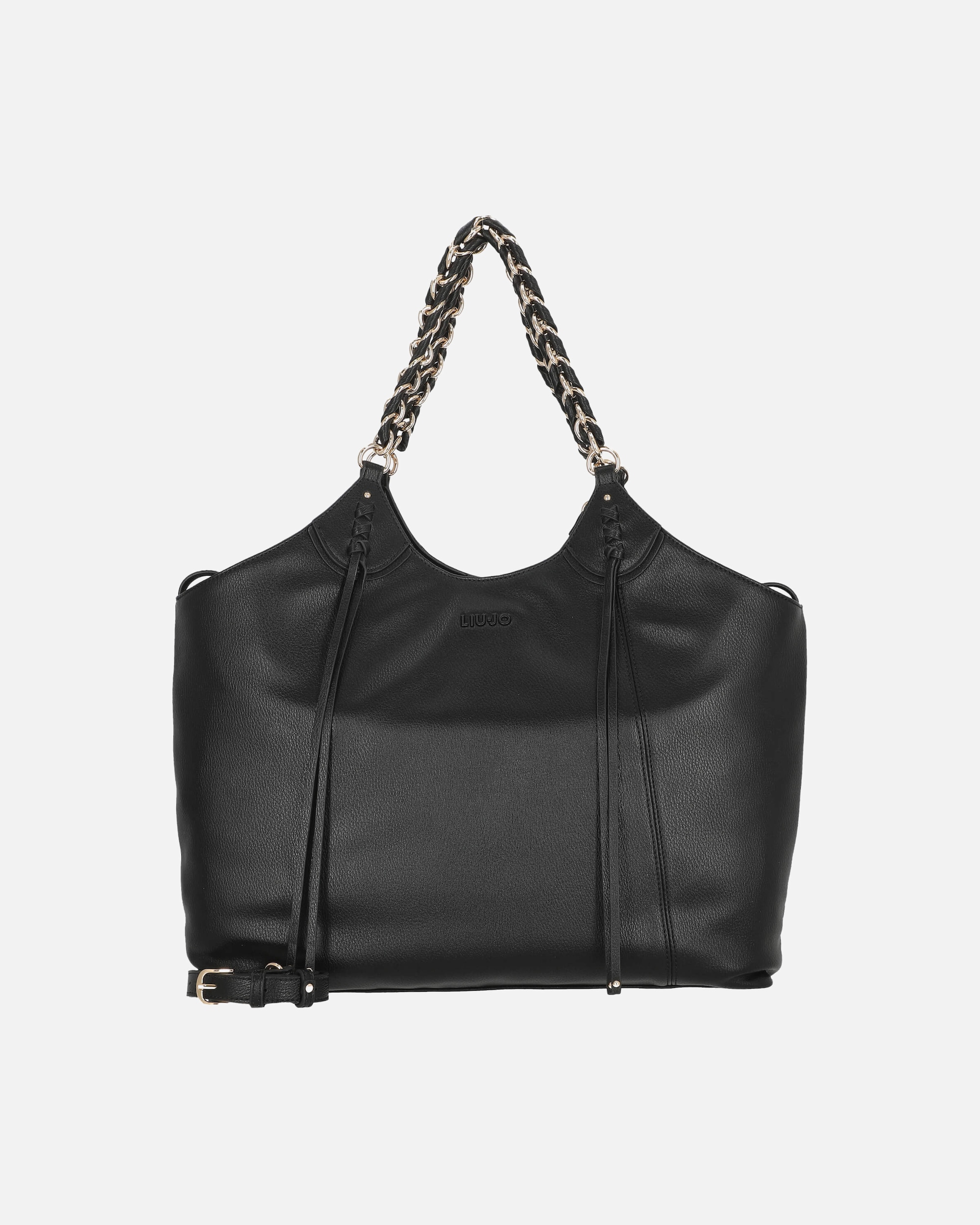 Shopper für Weiblich Liu Jo Euthalia - Shopper L 43 cm (almond) schwarz