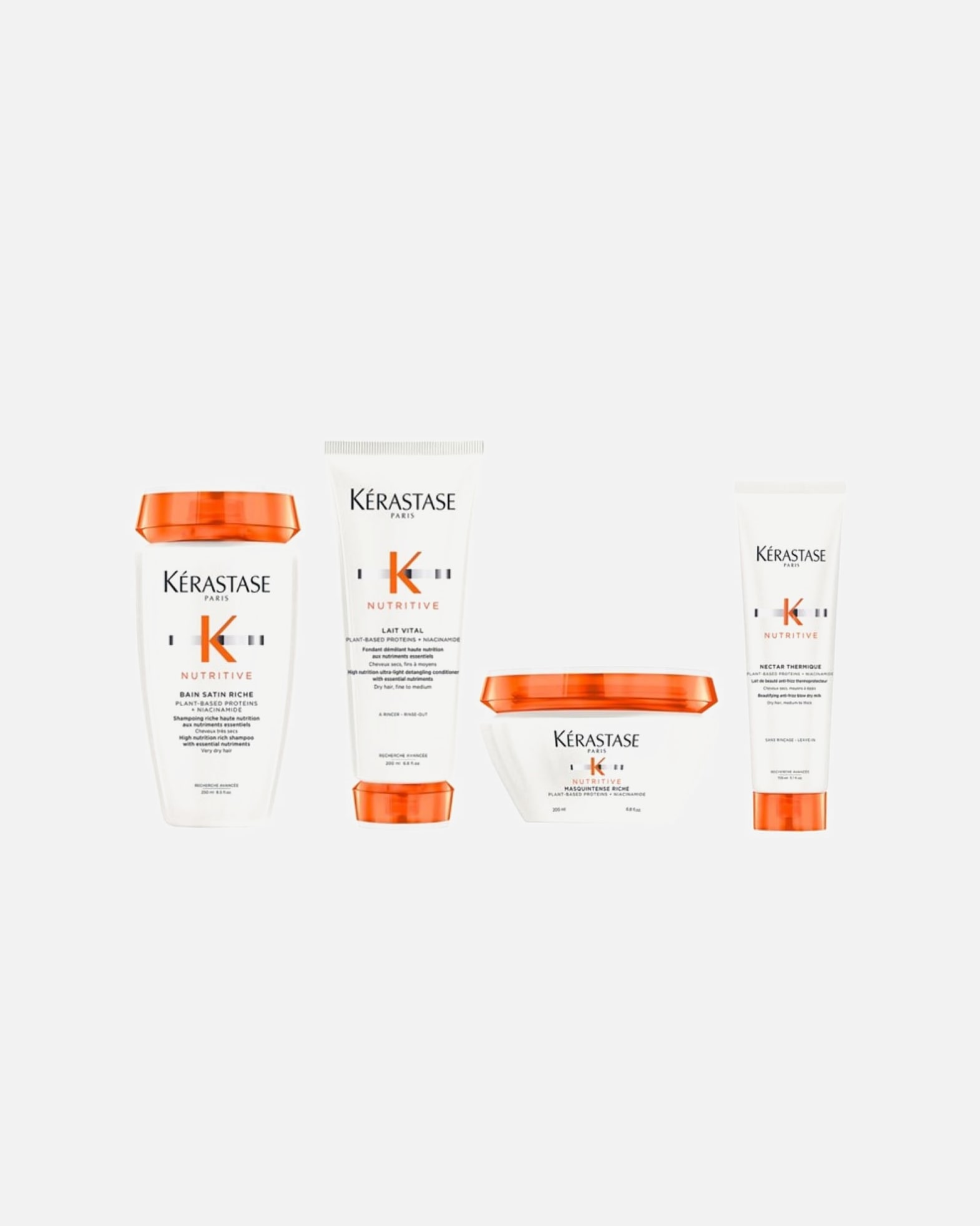 Haarpflegeset für Weiblich Kérastase Nutritive RICHE 4er Set (Bain / Lait Vital / Masque / Nectar Thermique) 1 Stück
